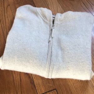 100% Cashmere Zip Hoodie